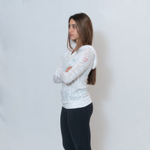 Load image into Gallery viewer, Be the Light Ari Arteaga Foundation Burnout Hoodie in White
